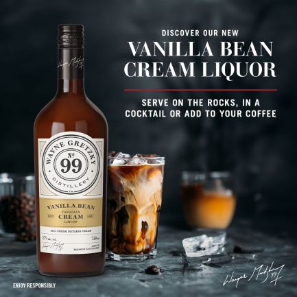 Wayne Gretzky Vanilla Bean Cream Liquor 750mL