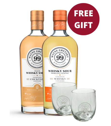 Wayne Gretzky Pre-Mixed Cocktail Bundle with Free Gift