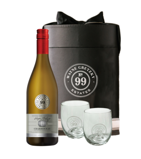 Wayne Gretzky Whisky Oak Aged Chardonnay Gift Set