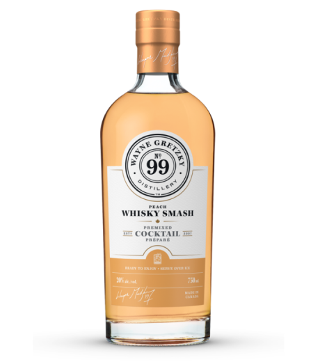 Wayne Gretzky Peach Whisky Smash 750 mL