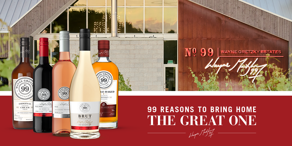 Limited Time Special Offers On Wayne Gretzky Wine, Spirits, Cream Liquors, Merch, Cocktail Kits, Wine Gifts,  and more!